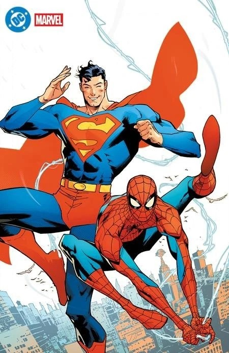SUPERMAN SPIDER-MAN #1 JORGE JIMENEZ FOIL VARIANT COVER-Y DC