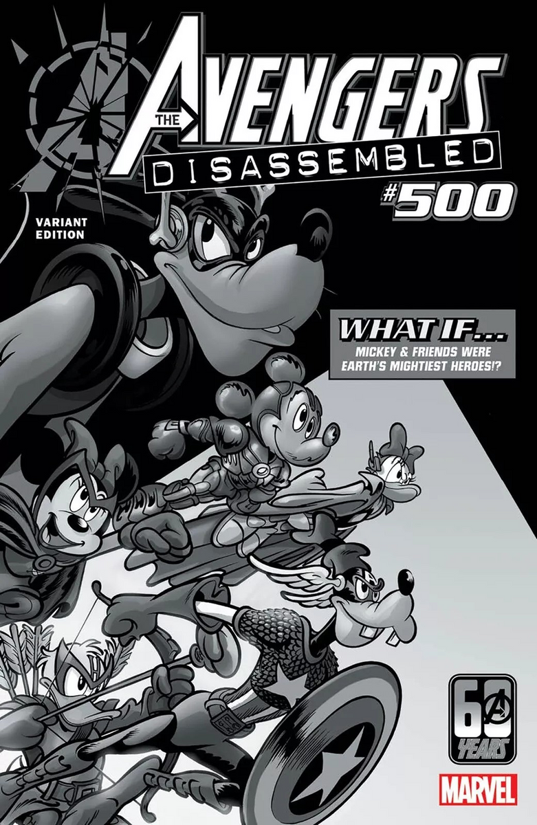 AMAZING SPIDER-MAN #61 MOTTURA 1:100 DISNEY 100 RI B&W INCENTIVE