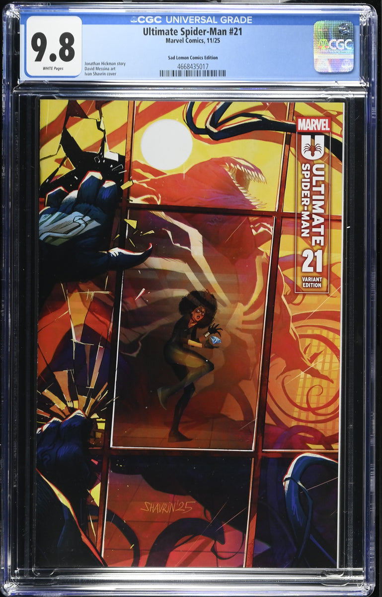 ULTIMATE SPIDER-MAN #21 CGC 9.8 IVAN SHAVRIN EXCL FIRST VENOM