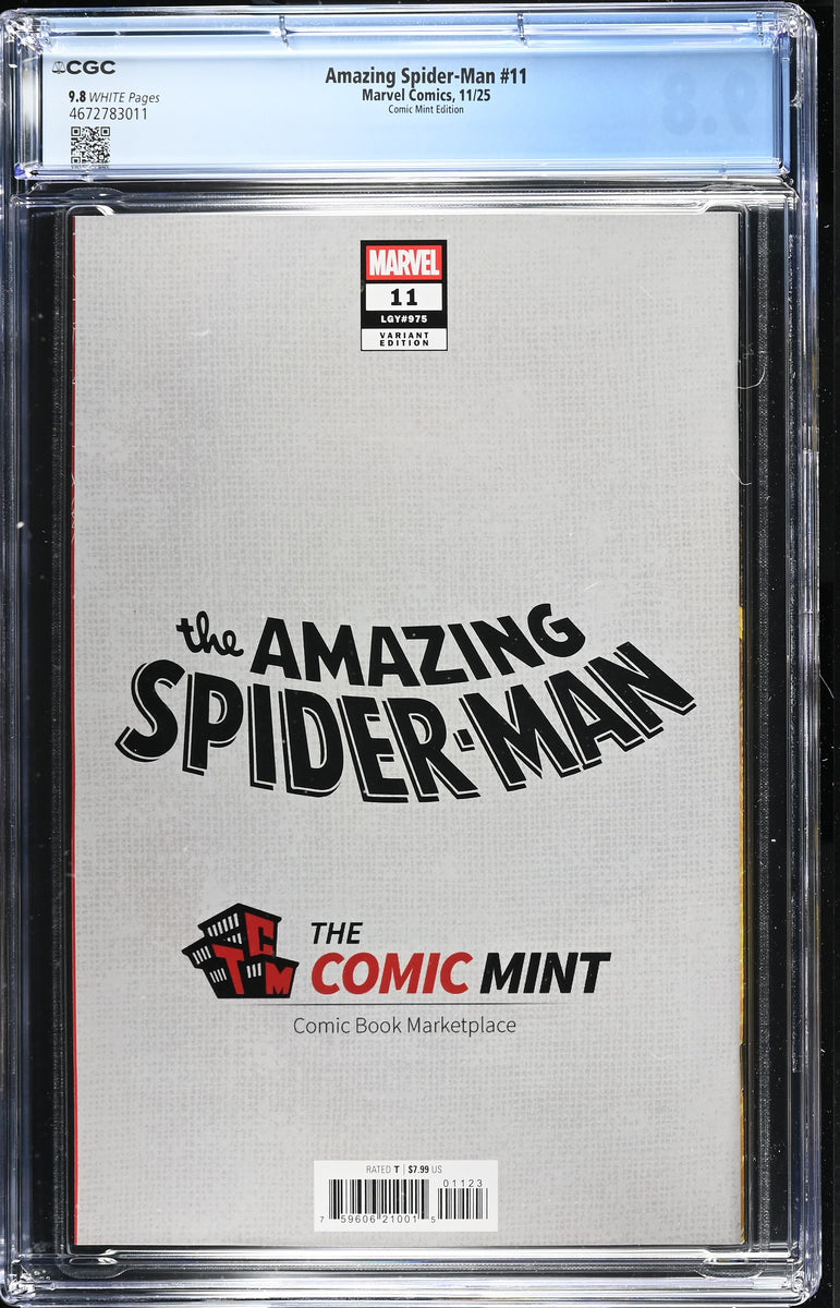 AMAZING SPIDER-MAN #11 CGC 9.8 INHYUK LEE NYCC 2025 EXCL 