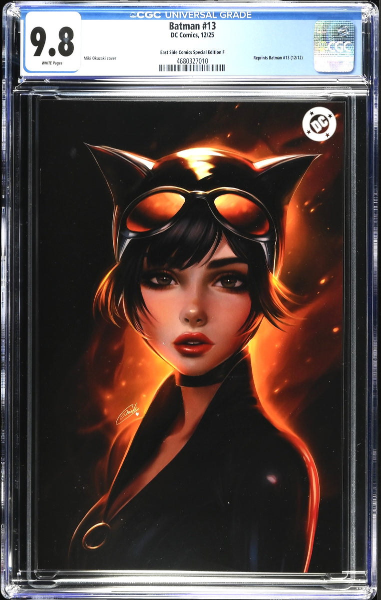 [デ1671] No title.様 デザインペーパー BATMAN (NEW 52) #13 CGC 9.8 MIKI OKAZAKI EXCL 