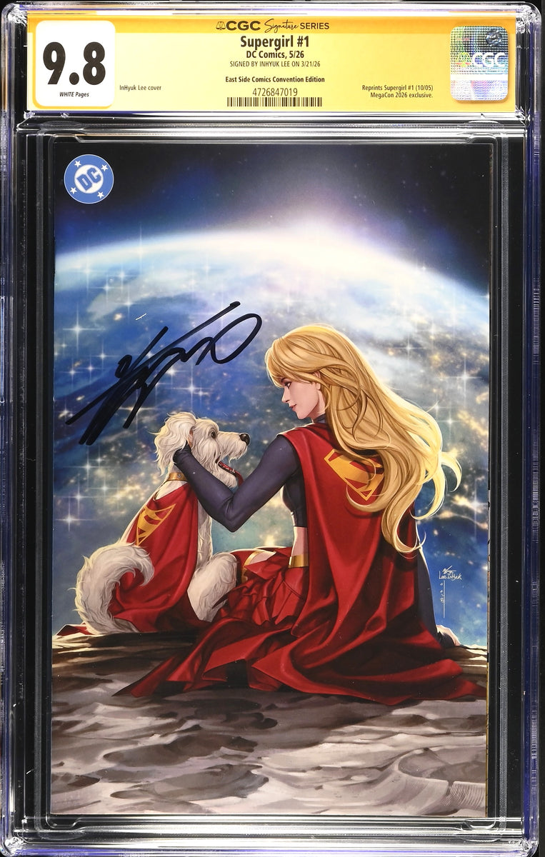 SUPERGIRL #1 CGC SS 9.8 INHYUK LEE SIGNED MEGACON 2026 EXCL MOVIE