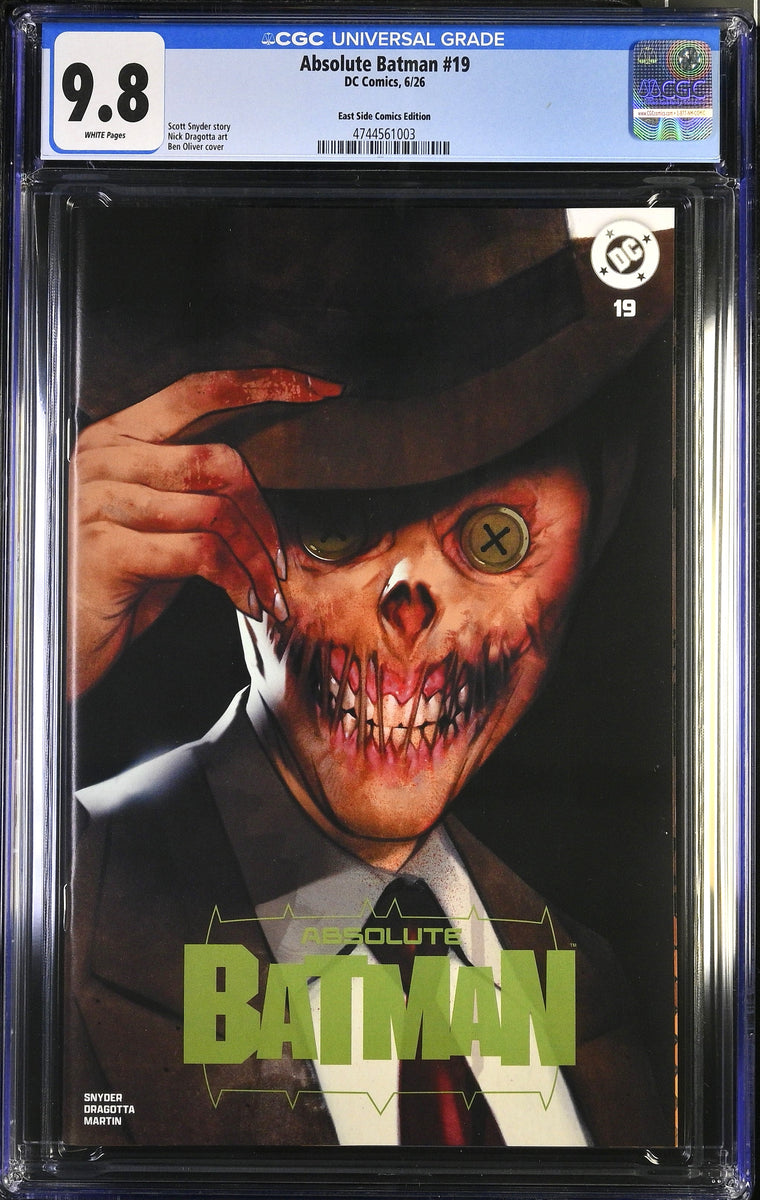 ABSOLUTE BATMAN #19 CGC 9.8 BEN OLIVER EXCL FIRST SCARECROW