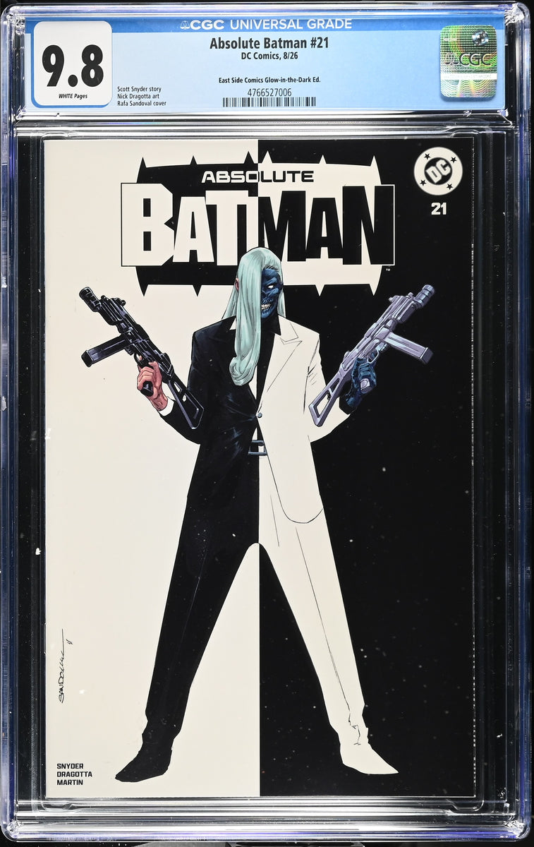 ABSOLUTE BATMAN #21 CGC 9.8 RAFA SANDOVAL EXCL GITD & TRADE TWO