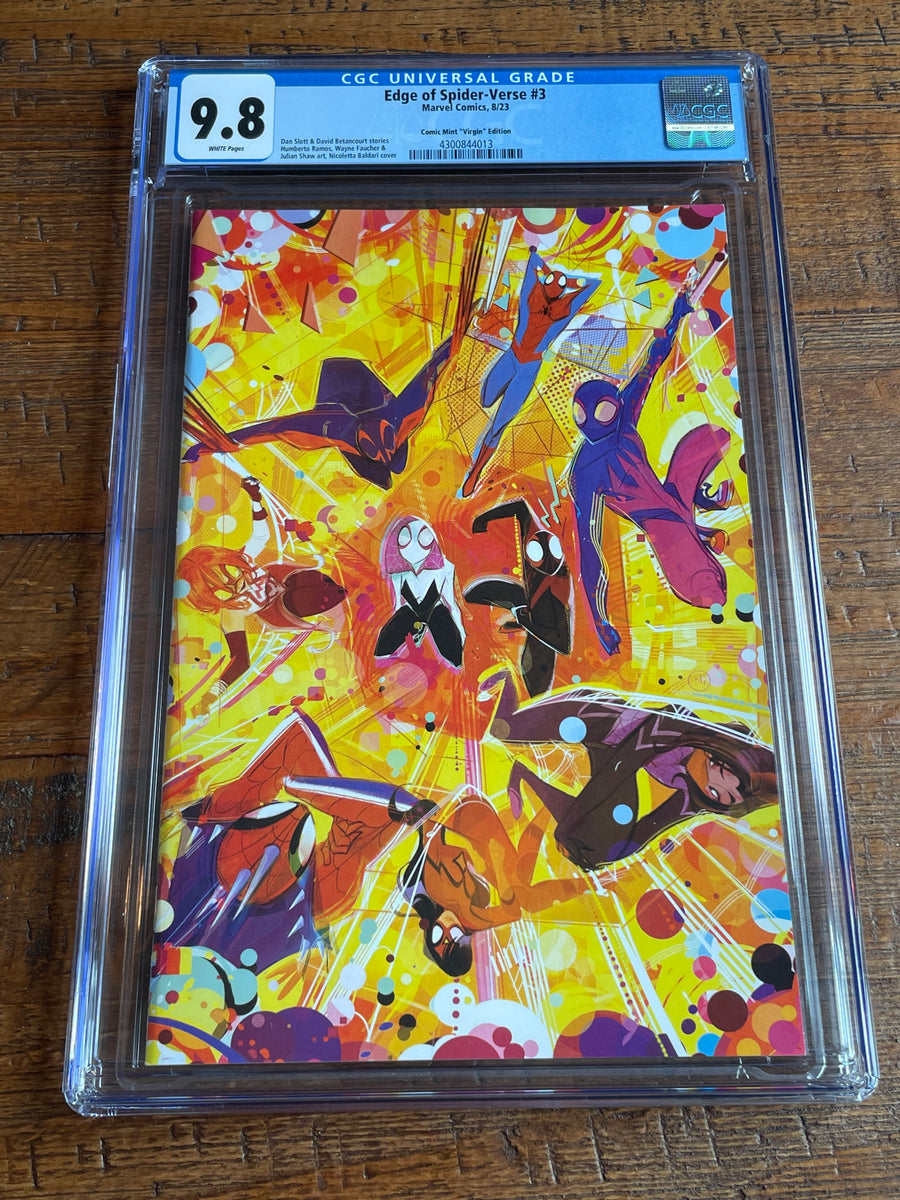アメコミリーフ　Edge of Spider-Verse #3 CGC 9.6 EDGE OF SPIDER-VERSE #3 CGC 9.8 NICOLETTA BALDARI 