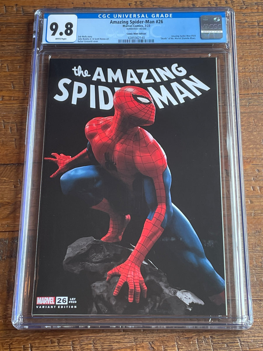 AMAZING SPIDER-MAN #26 CGC 9.8 GRASSETTI ULTIMATE EDITION LIMITED