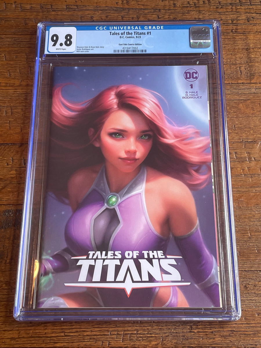 TALES OF THE TITANS #1 CGC 9.8 WILL JACK STARFIRE TRADE & VIRGIN