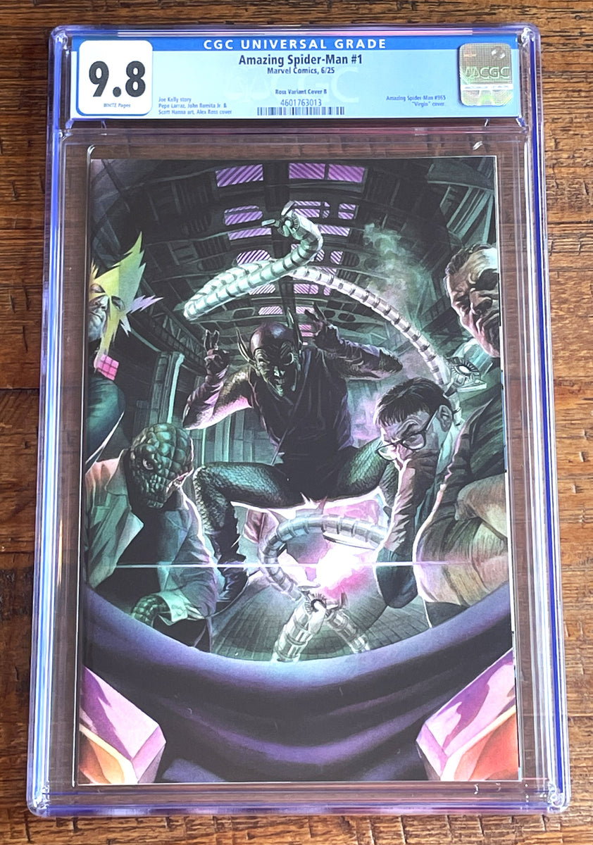 ゾクマンページ AMAZING SPIDER-MAN #1 CGC 9.8 ALEX ROSS SINISTER SIX VARIANT 2025