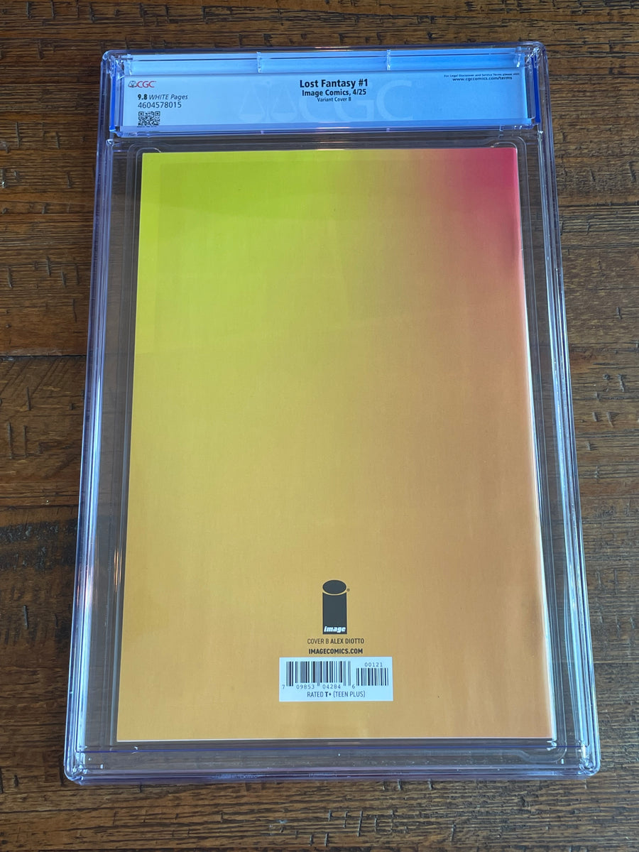 LOST FANTASY #1 CGC 9.8 DIOTTO VARIANT-B 1ST PRINT FINAL