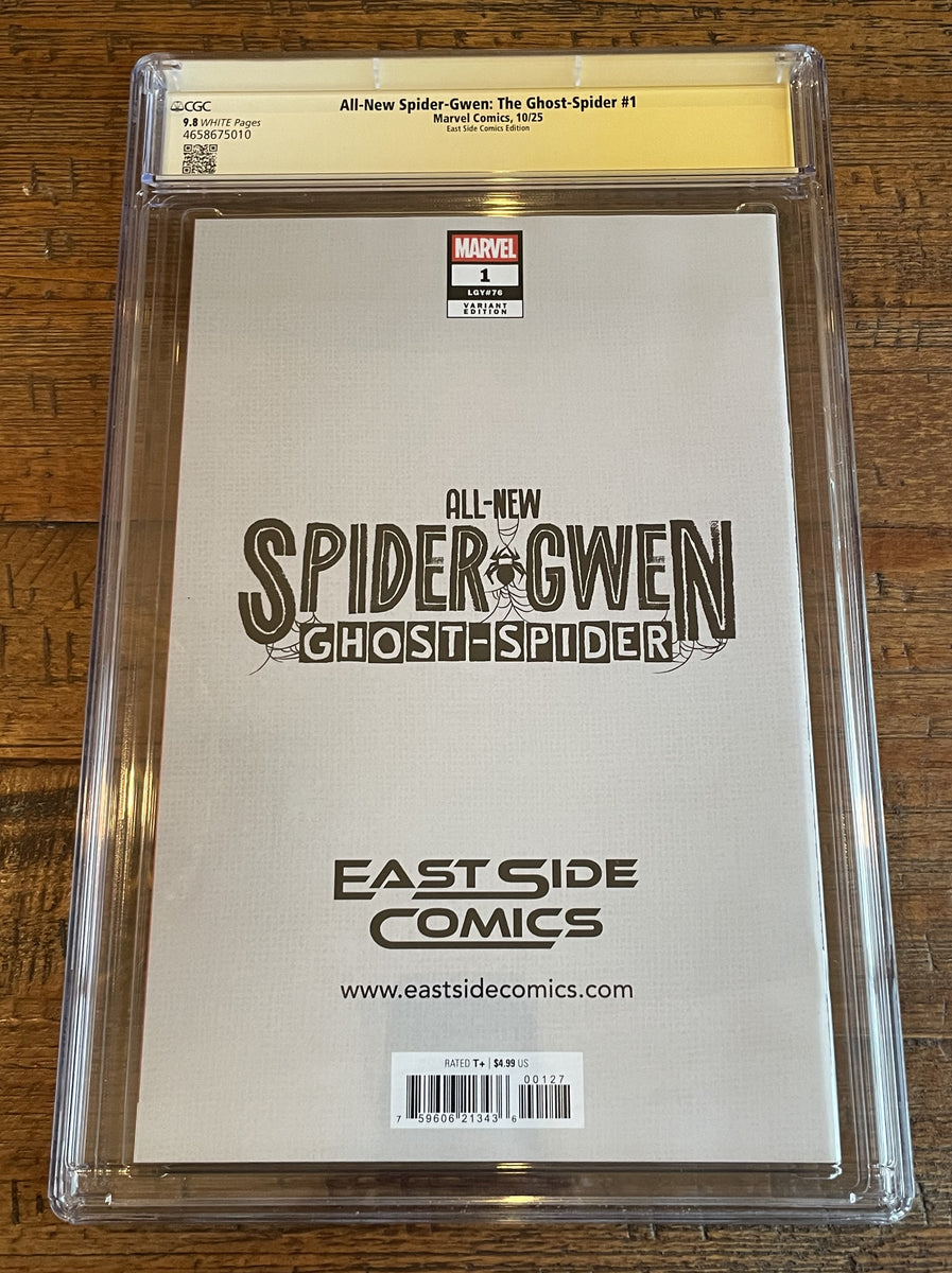 ALL NEW SPIDER-GWEN GHOST SPIDER #1 CGC SS 9.8 GODTAIL SIGNED EXCL