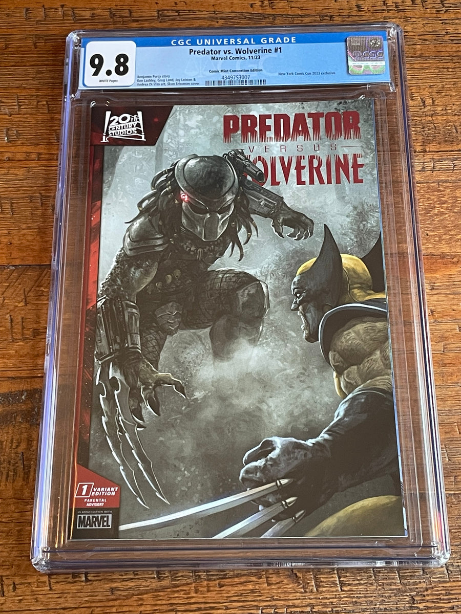 サイン入りアメコミ全巻セット　Predator Vs. Wolverine Predator vs. Wolverine: Percy, Benjamin, Land, Greg, Di Vito