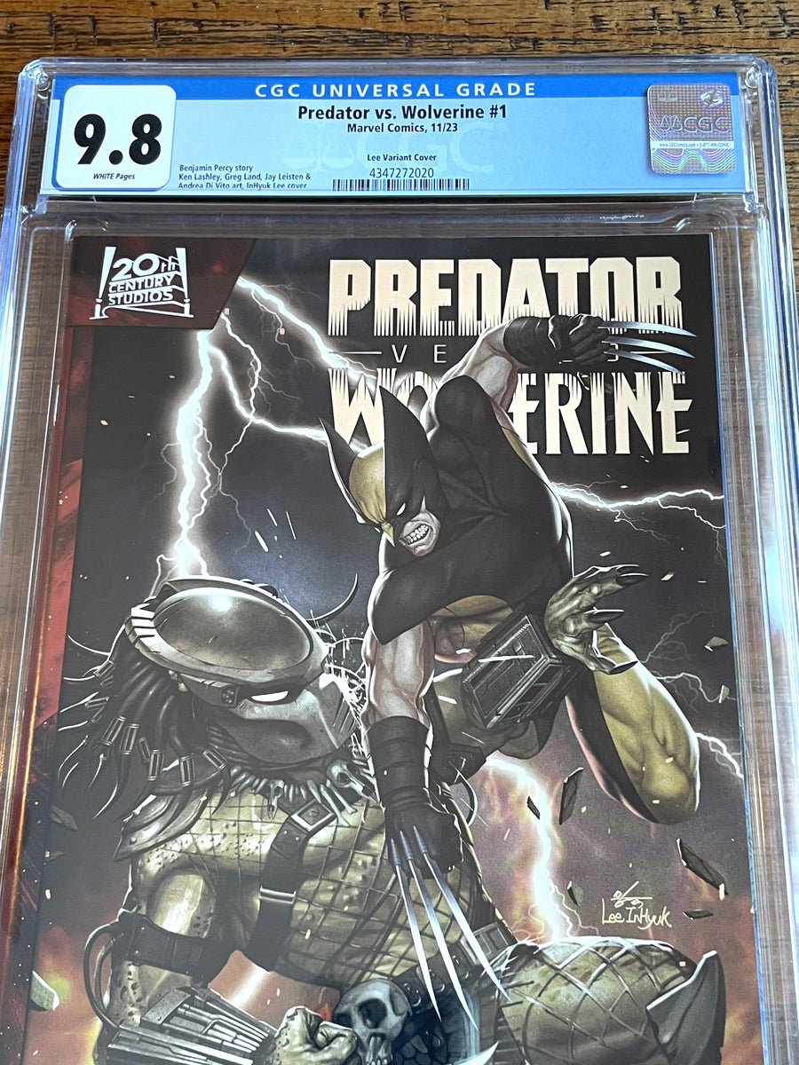 PREDATOR VS WOLVERINE #1 CGC 9.8 INHYUK LEE 1:50 RI INCENTIVE