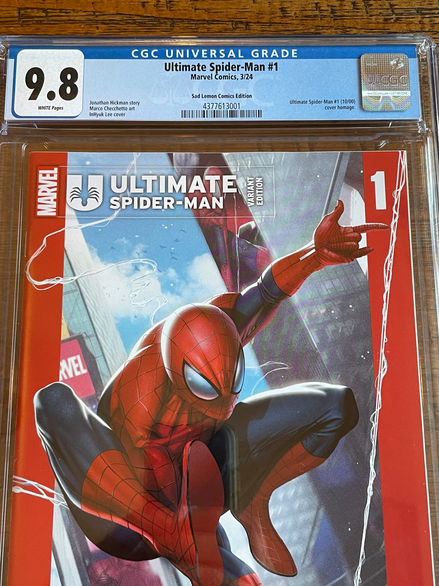 ULTIMATE SPIDER-MAN #1 CGC 9.8 INHYUK LEE HOMAGE EXCL VARIANT LIMITED TO 600