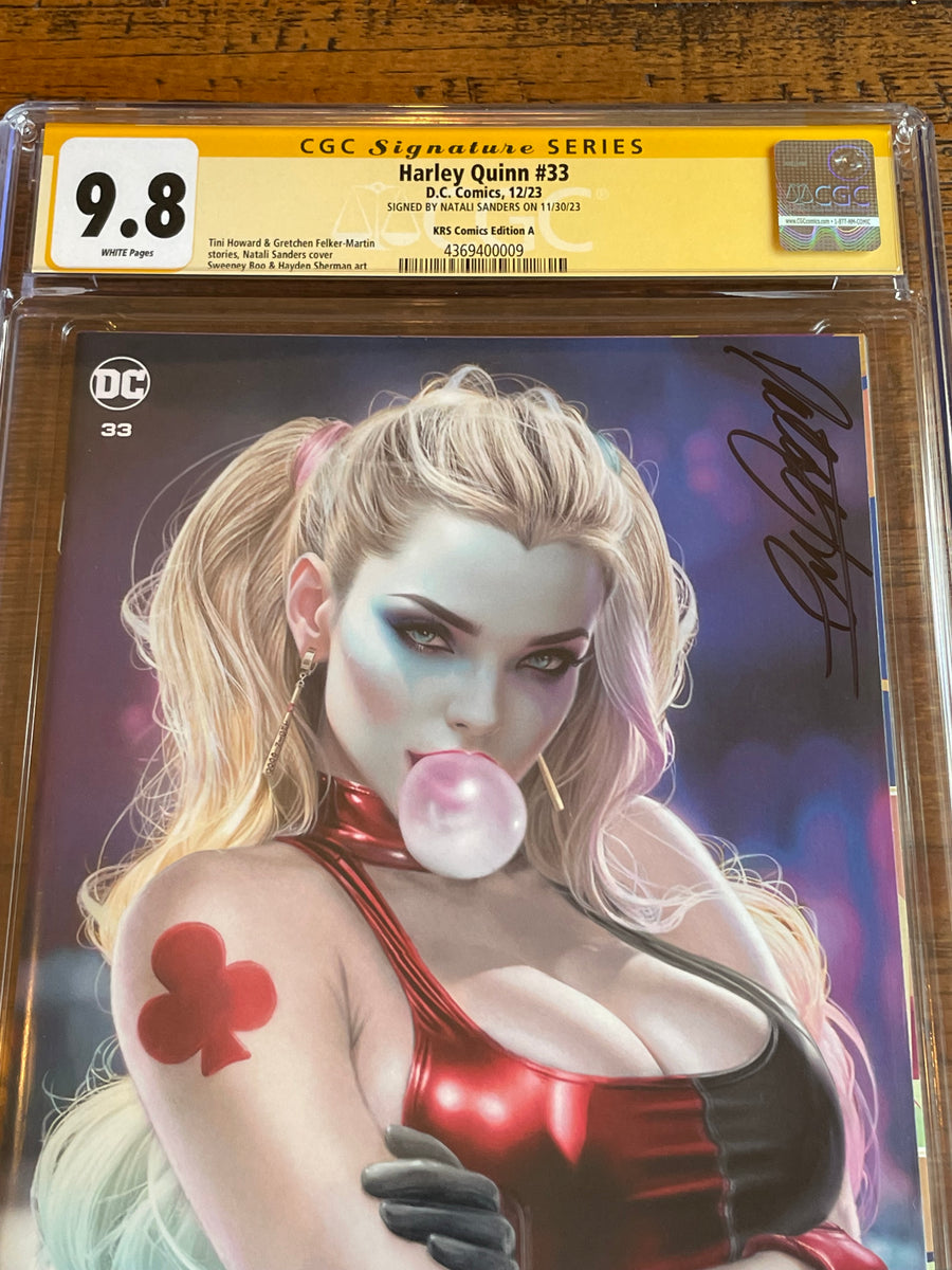 Harley Quinn 33 Cgc Ss 9 8 Natali Sanders Signed Trade Dress Variant