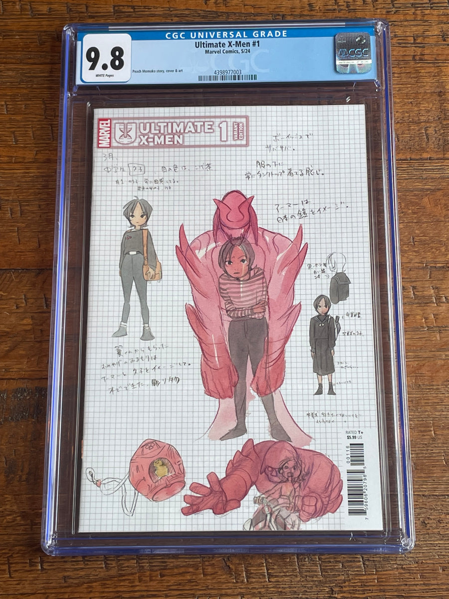 ULTIMATE X-MEN #1 CGC 9.8 PEACH MOMOKO 1:10 RI INC 