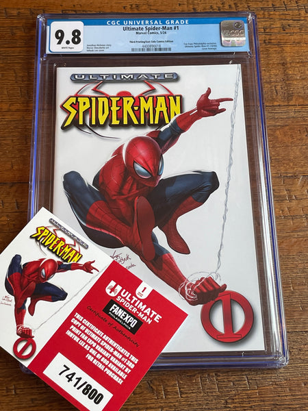 ULTIMATE SPIDER-MAN #1 CGC 9.8 INHYUK LEE FAN EXPO PHILLY WHITE EXCL VARIANT LE TO 800