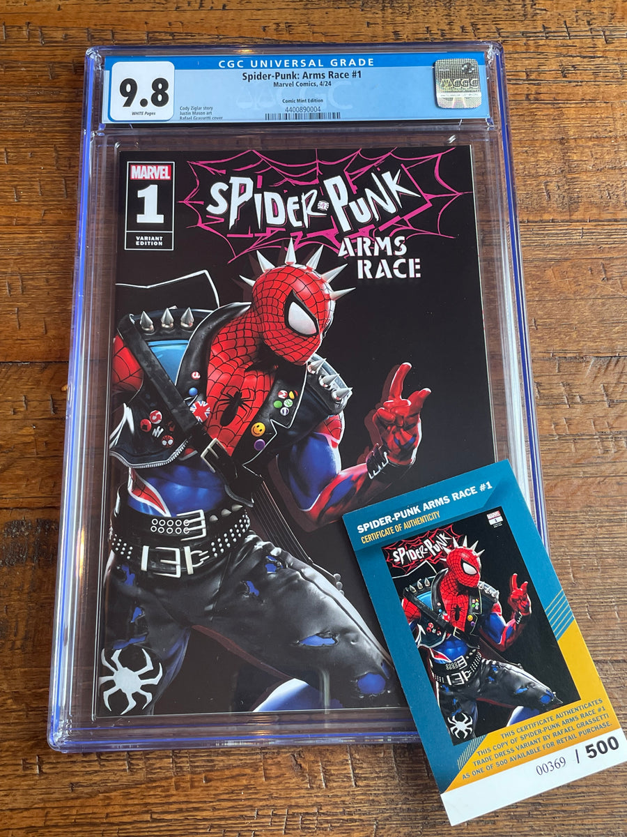 Spider-Punk #1 newest Del Mundo 1:25 Variant CGC 9.8