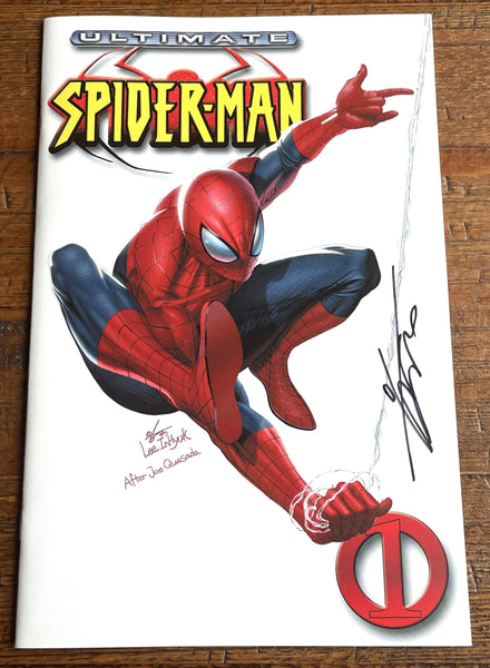 ULTIMATE SPIDER-MAN #1 INHYUK LEE SIGNED FAN EXPO PHILLY WHITE (3rd Print) VARIANT LE TO 800