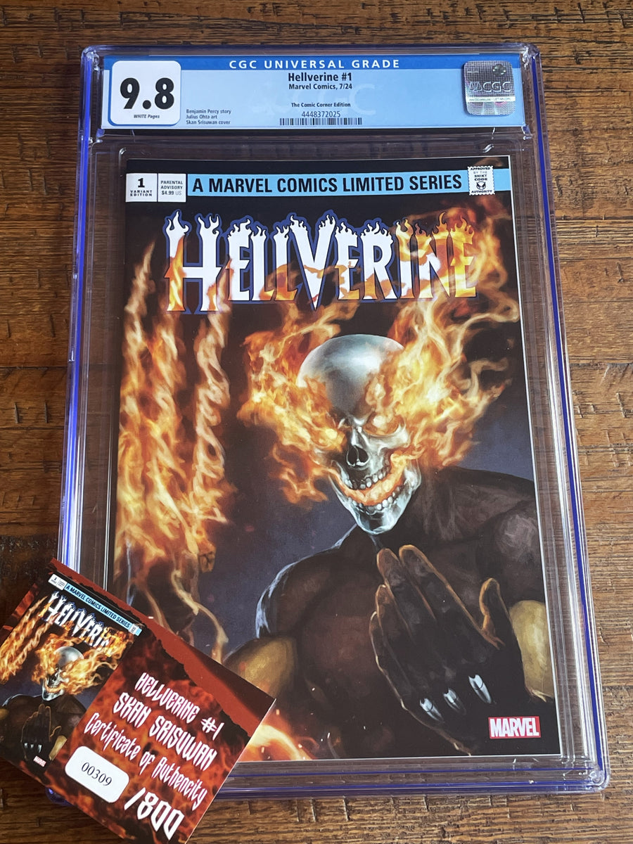 HELLVERINE #1 CGC 9.8 SKAN SRISUWAN EXCLUSIVE VARIANT LE TO 800 W