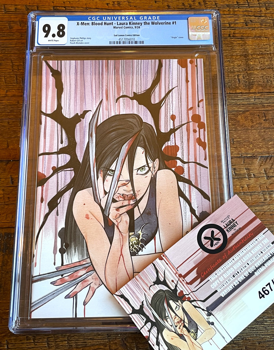 X-MEN BLOOD HUNT LAURA KINNEY WOLVERINE #1 CGC 9.8 PEACH MOMOKO