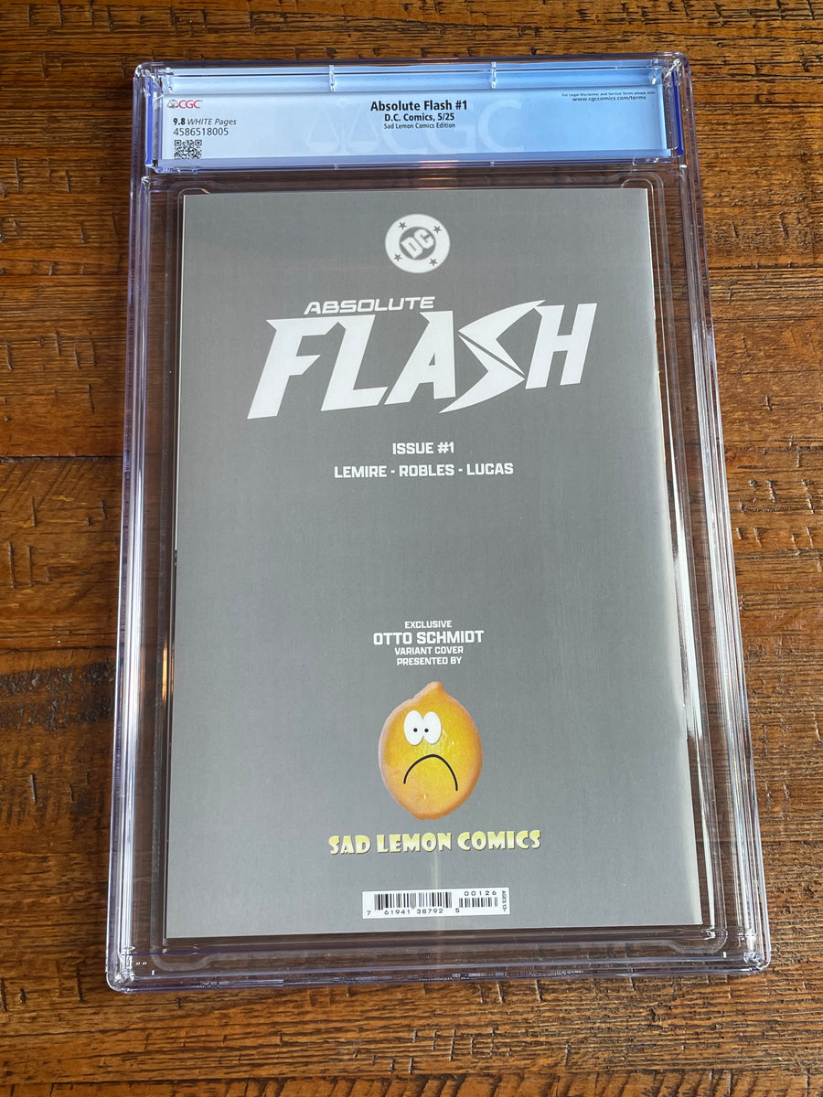 ABSOLUTE FLASH #1 CGC 9.8 OTTO SCHMIDT EXCLUSIVE VARIANT BATMAN