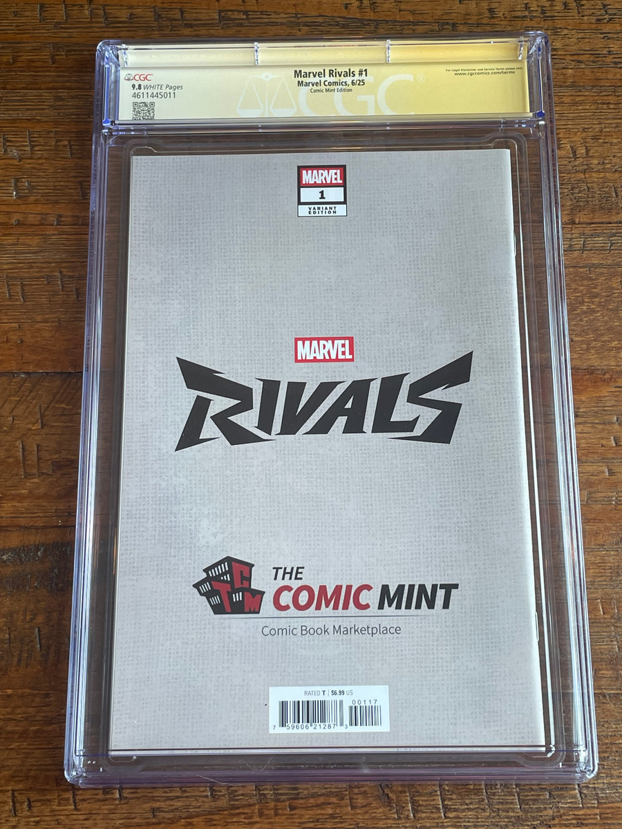 MARVEL RIVALS #1 CGC SS 9.8 ALAN QUAH SIGNED EXCL VARIANT LTD TO