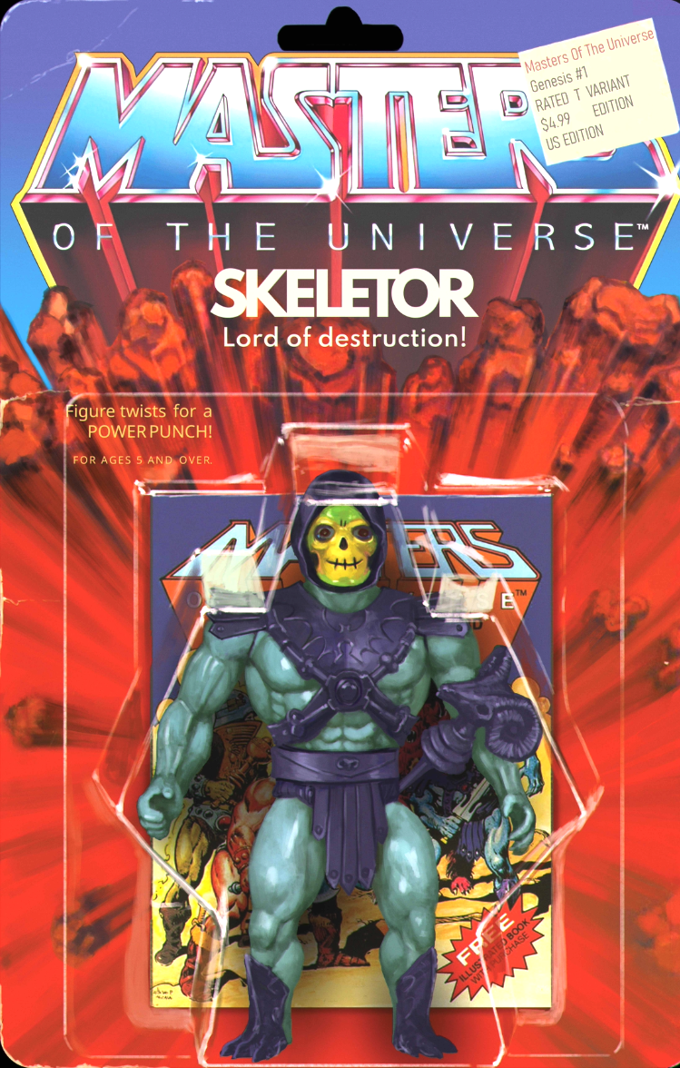 HE-MAN & MASTERS OF THE UNIVERSE GENESIS #1 SKAN EXCL SKELETOR