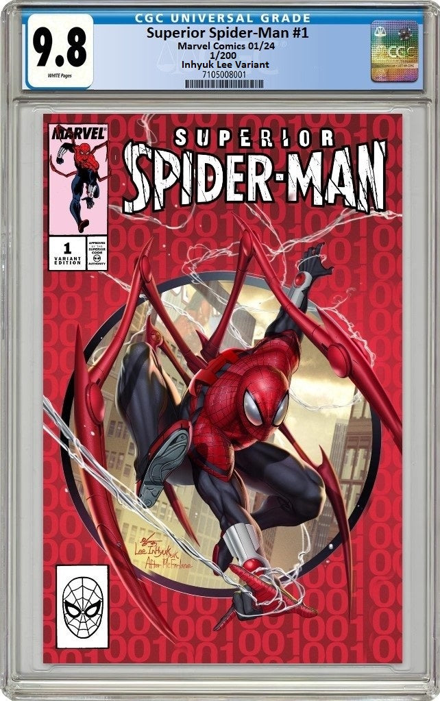 SUPERIOR SPIDER-MAN #1 CGC 9.8 INHYUK LEE