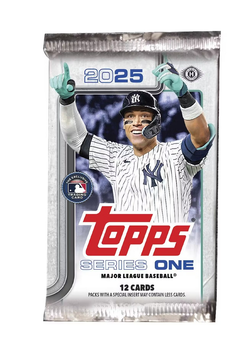 2025 TOPPS SERIES1 SINGLE PACK BASEBALL RETAIL BOX TRADING CARDS