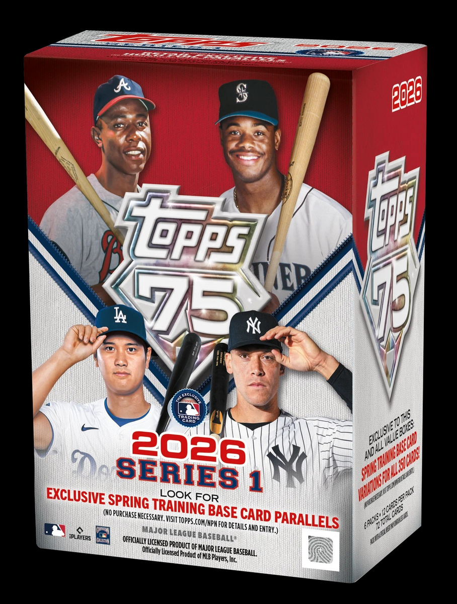 2026 TOPPS SERIES-1 MLB BASEBALL BLASTER BOX (7-PACKS / 72 TRADING