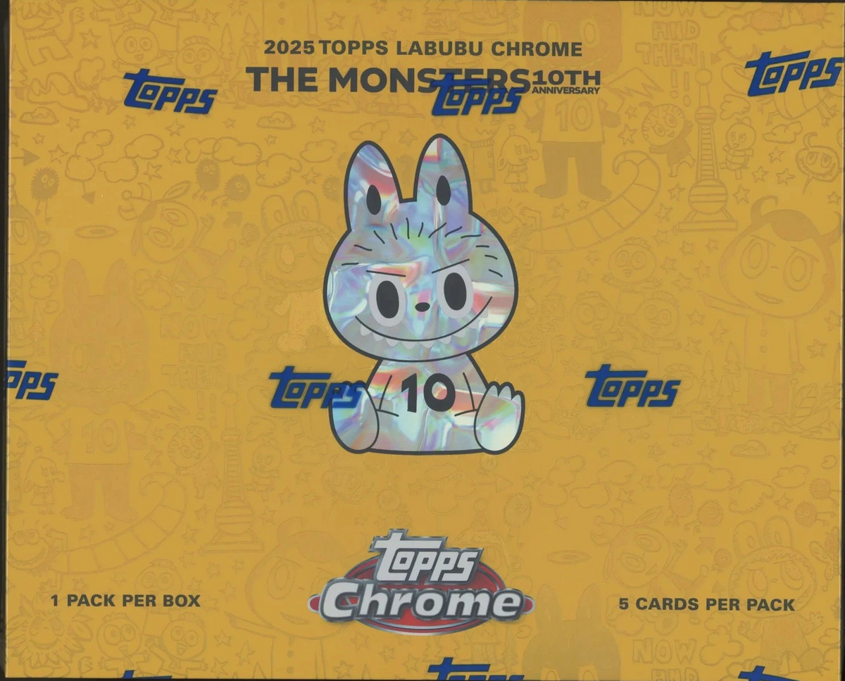 2025 TOPPS LABUBU CHROME THE MONSTERS 10th ANNIVERSARY HOBBY BOX 2025 TOPPS LABUBU CHROME THE MONSTERS 10th ANNIVERSARY HOBBY BOX