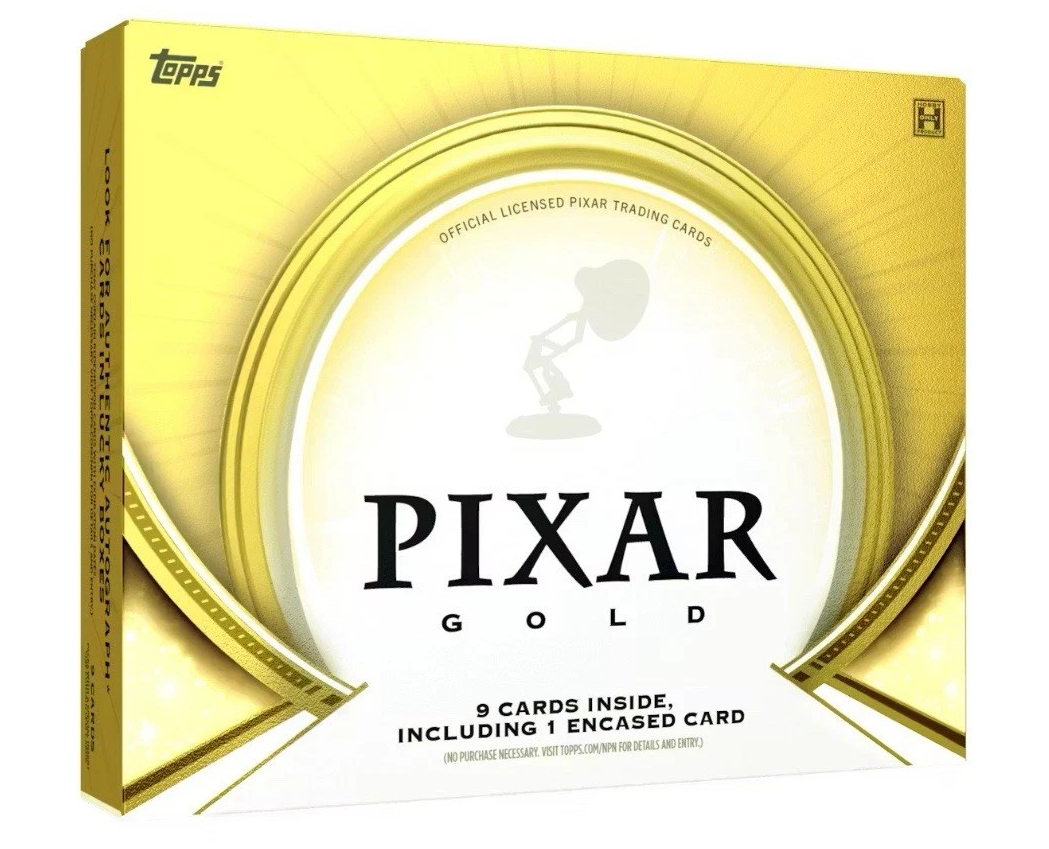 2025 TOPPS PIXAR GOLD CHROME HOBBY BOX DISNEY NEW SEALED (8-CARDS