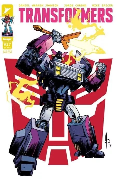 TRANSFORMERS #17 (2nd PRINT) JOHNSON FIRST SHREDHEAD VARIANT G.I.