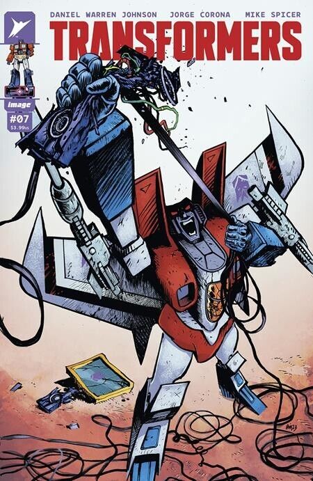 TRANSFORMERS #7 JOHNSON COVER-A FIRST PRINT VARIANT G.I. JOE