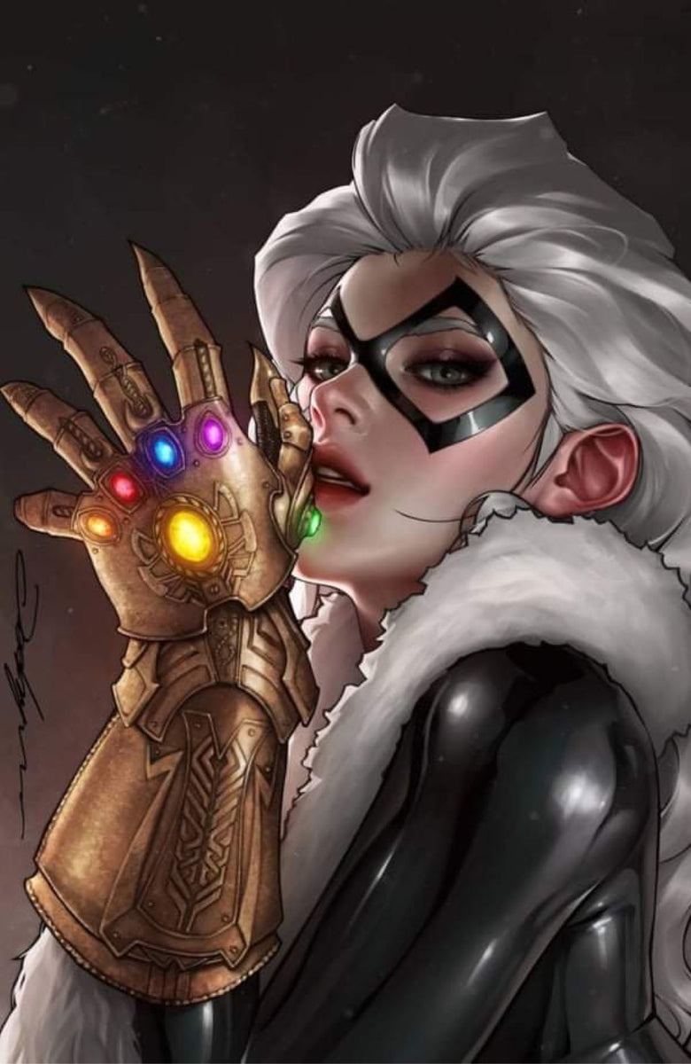 GIANT SIZE BLACK CAT: INFINITY SCORE #1 JEEHYUNG LEE 1:100 VIRGIN