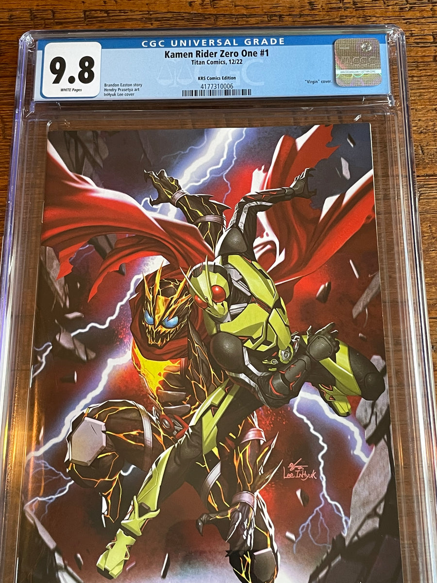 KAMEN RIDER ZERO ONE #1 CGC 9.8 INHYUK LEE EXCL VIRGIN VARIANT