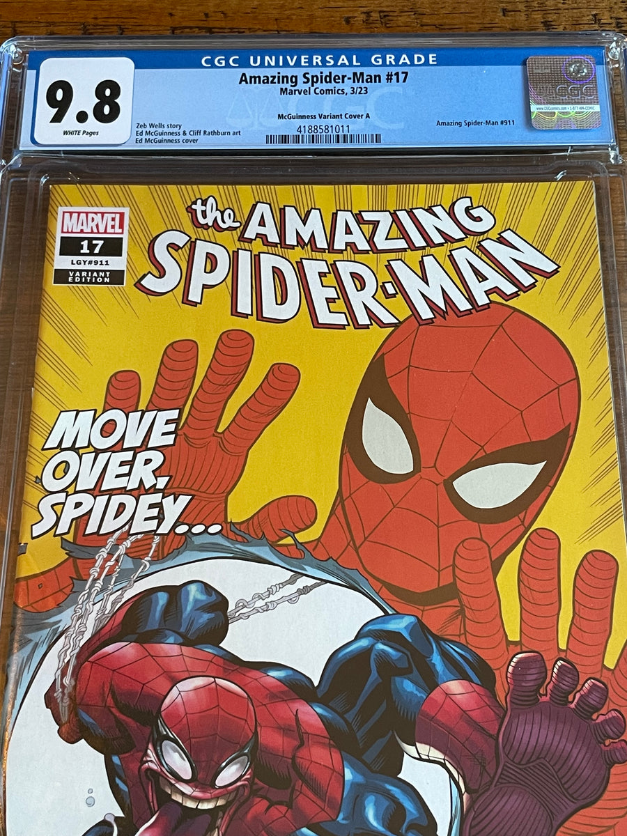 アメコミリーフ Amazing Spider-Man #17 CGC 9.8 AMAZING SPIDER-MAN #17 CGC 9.8 ED MCGUINNESS 1:25 RI