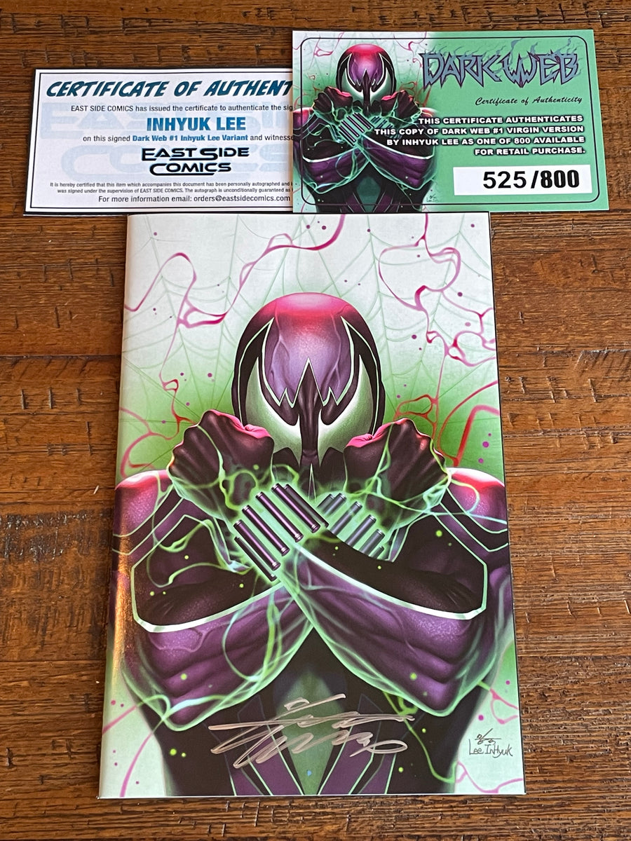 DARK WEB #1 INHYUK LEE SIGNED COA LIMITED TO 800 EXCL 