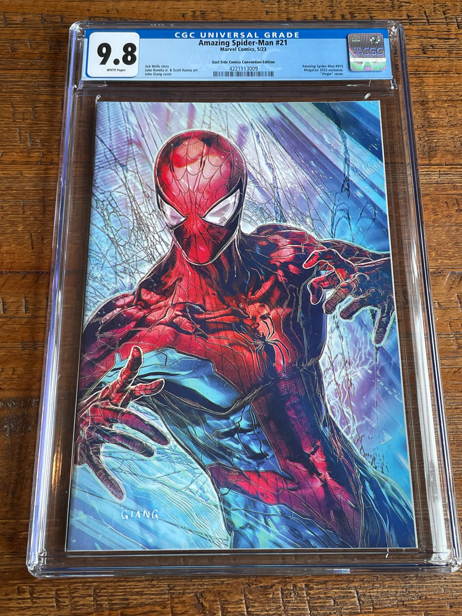 AMAZING SPIDER-MAN #21 CGC 9.8 JOHN GIANG MEGACON