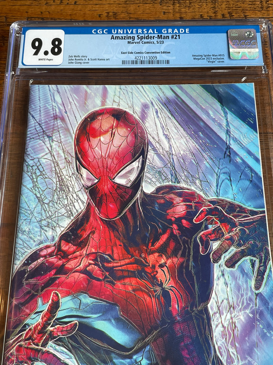 AMAZING SPIDER-MAN #21 CGC 9.8 JOHN GIANG MEGACON 
