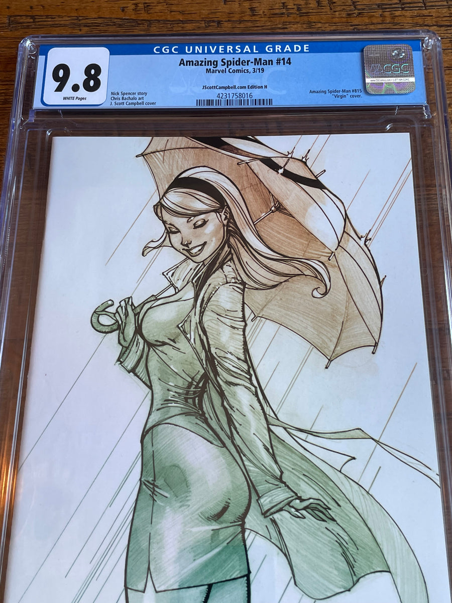 Spider-Gwen #1 CGC on sale 9.8 Campbell Rupps Sketch Variant