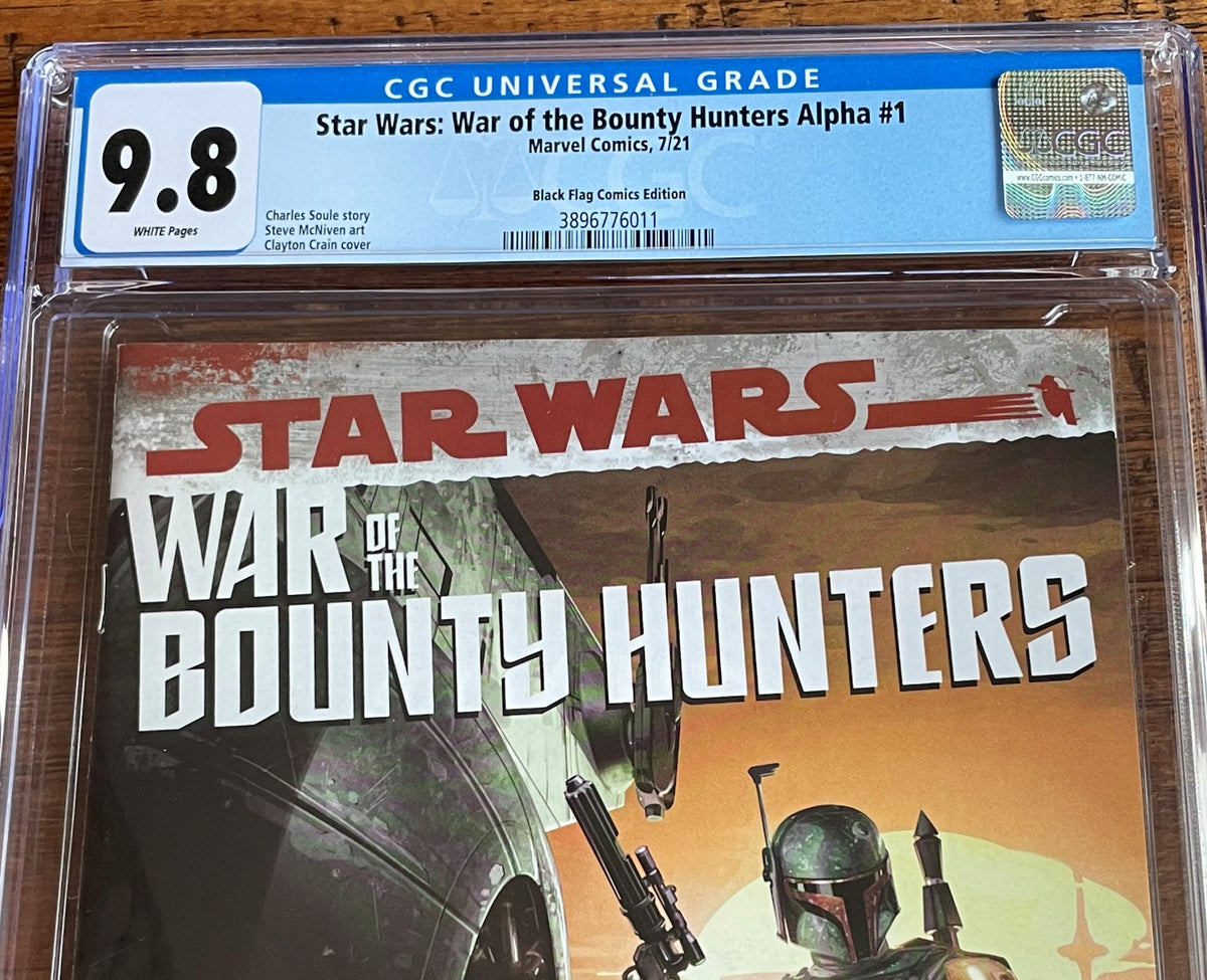 Star Wars War of the authentic Bounty hunters #1. CGC