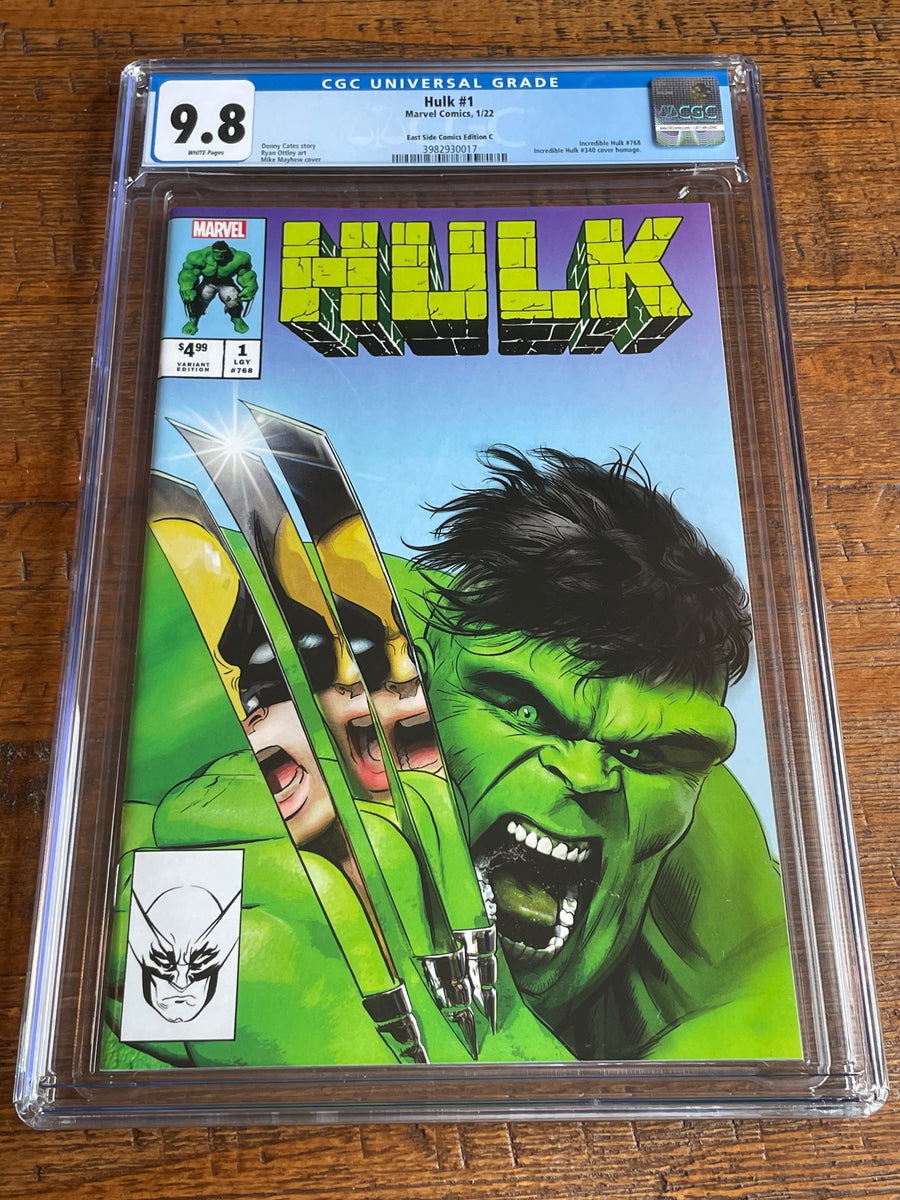 HULK #1 CGC 9.8 MIKE MAYHEW #340 MCFARLANE REVERSE HOMAGE VARIANT-C