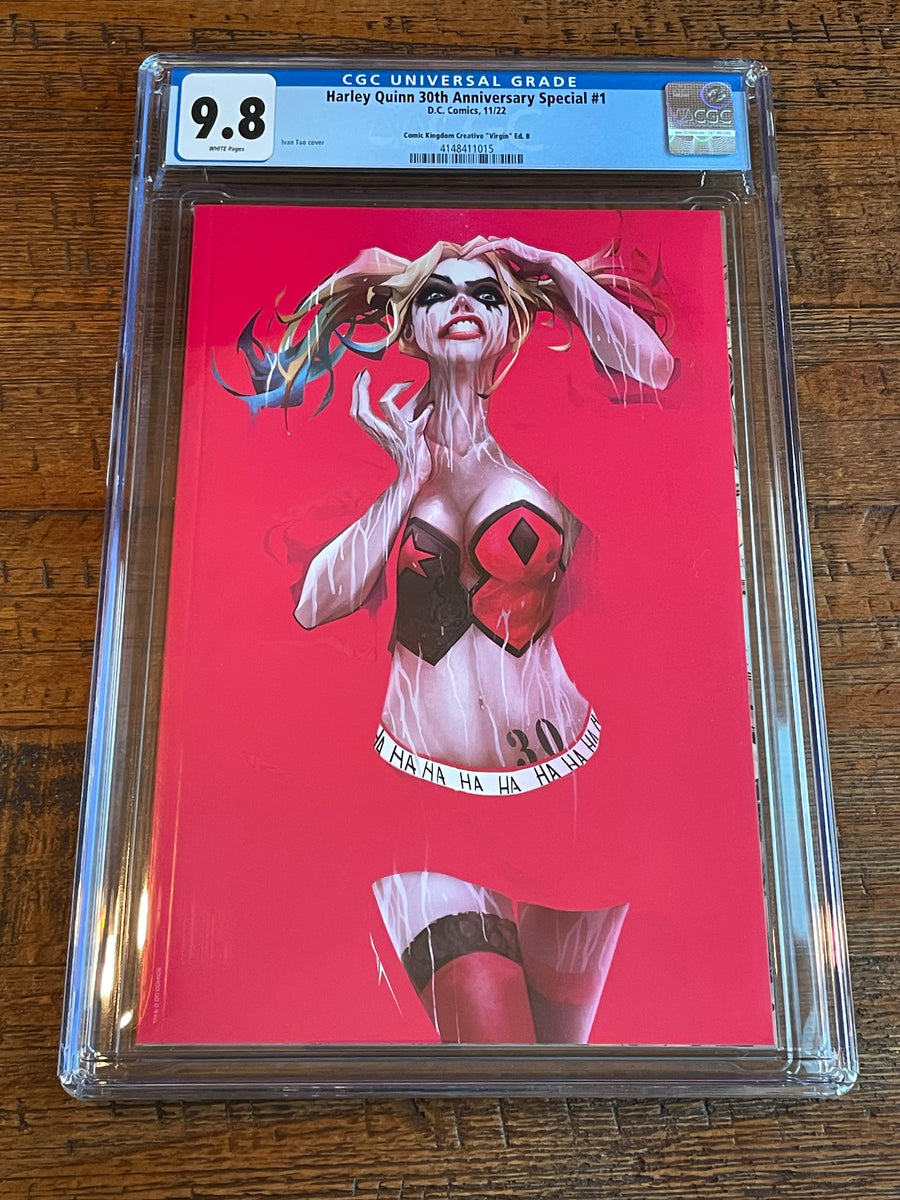 HARLEY QUINN 30th ANNIVERSARY #1 CGC 9.8 IVAN TAO PINK