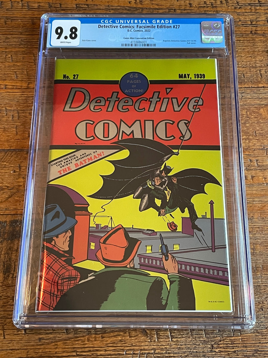 BATMAN #1 FACSIMILE EDITION FOIL CGC 9.8