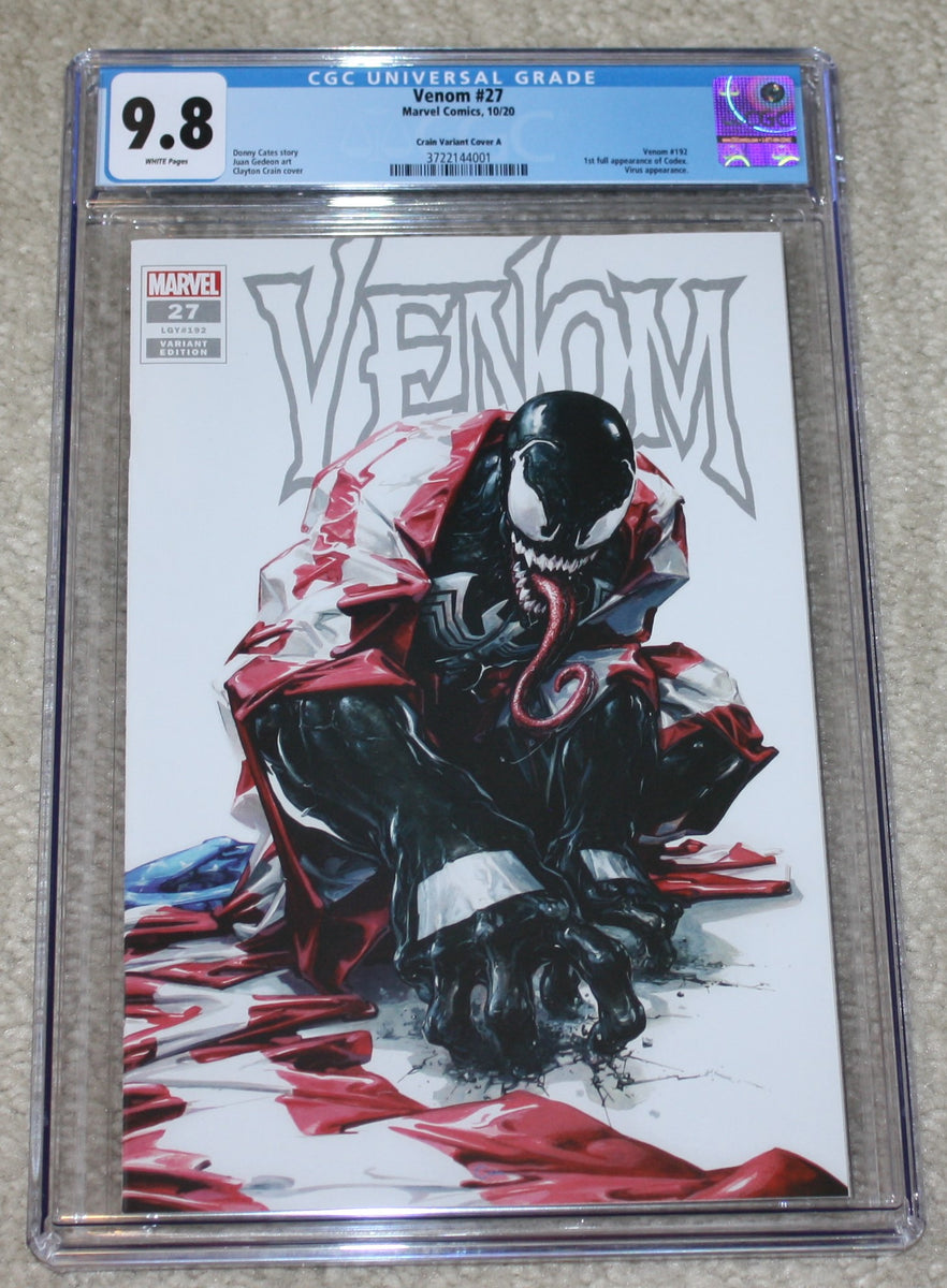 CGC popular 9 .8 venom 27 unknown comics Virgin edition