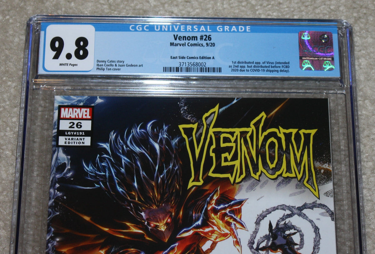 VENOM #26 CGC 9.8 PHILIP TAN HOMAGE TRADE DRESS VARIANT FIRST