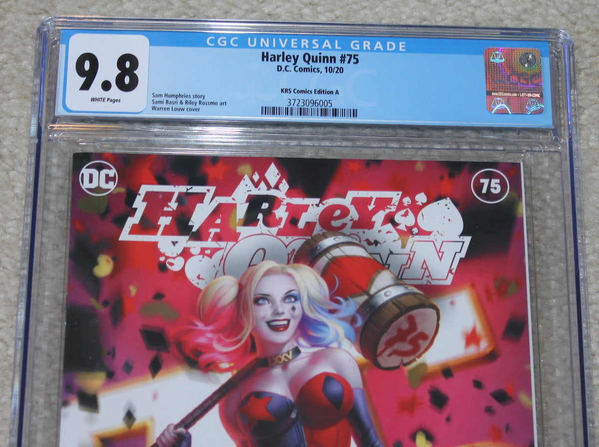 Harley Quinn 75 Cgc 9 8 Warren Louw Vs Punchline Variants East Side