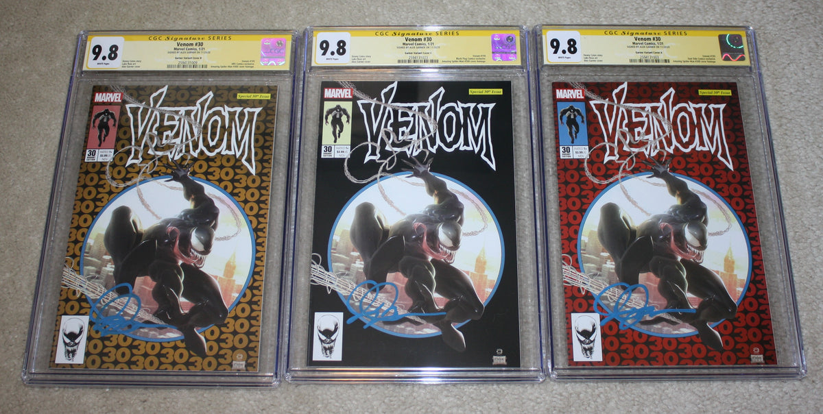 VENOM #30 CGC SS 9.8 ALEX GARNER SIGNED AMAZING SPIDER-MAN #300
