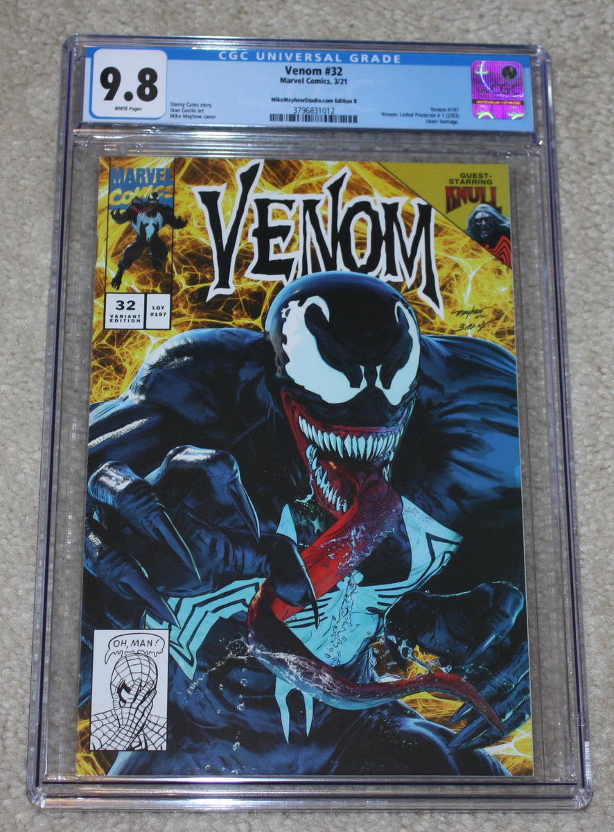 VENOM #32 CGC 9.8 MIKE MAYHEW LETHAL PROTECTOR #1 HOMAGE GOLD VARIANT-B